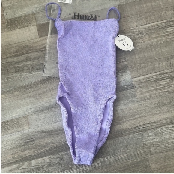 Hunza G Swim Hunza G Pamela Bathing Suit In Lilac Nwt Poshmark